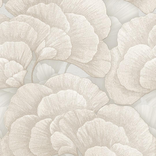 Designs Direct Embroidered Ginkgo Wallpaper